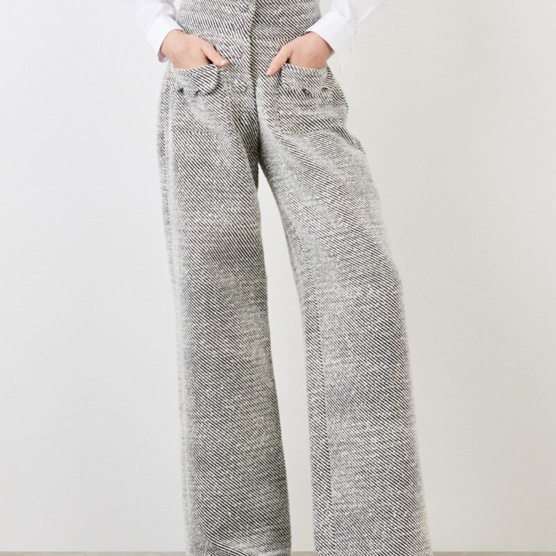 CALÇA PANTALONA CHEVRON BOLSOS ONDAS