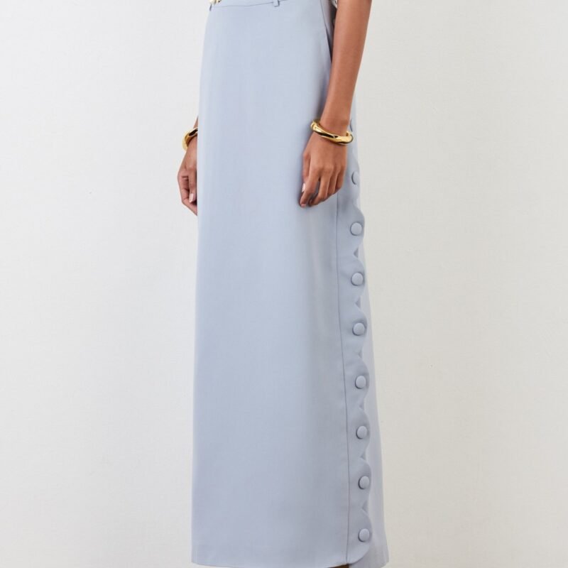 SAIA LONGA BOTÕES PRESSÃO