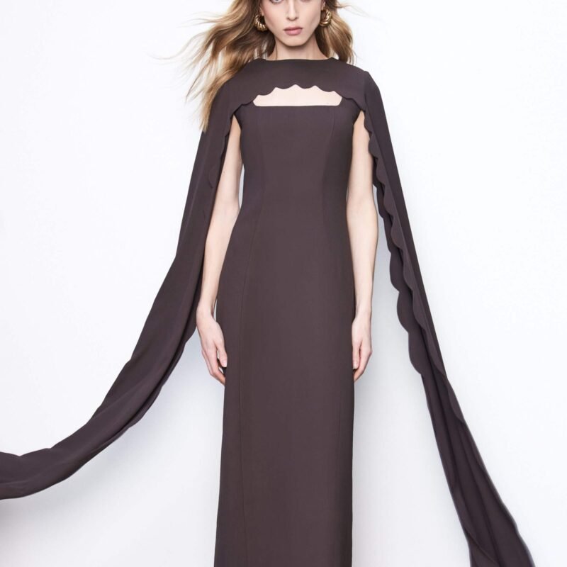 VESTIDO LONGO CAPA
