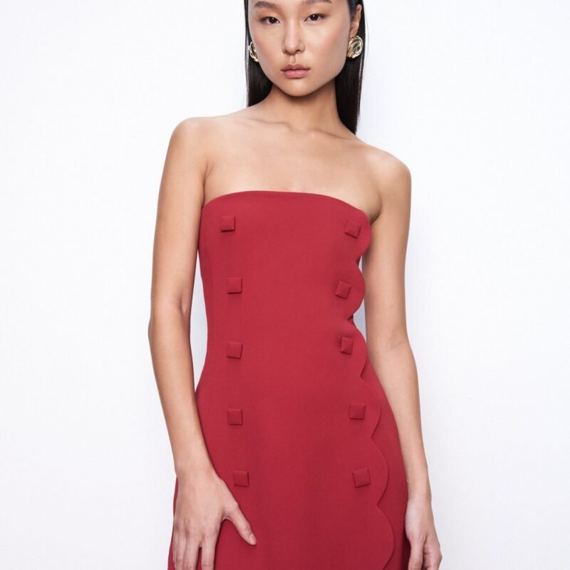 VESTIDO LONGO TOMARA-QUE-CAIA TRANSPASSE ONDAS