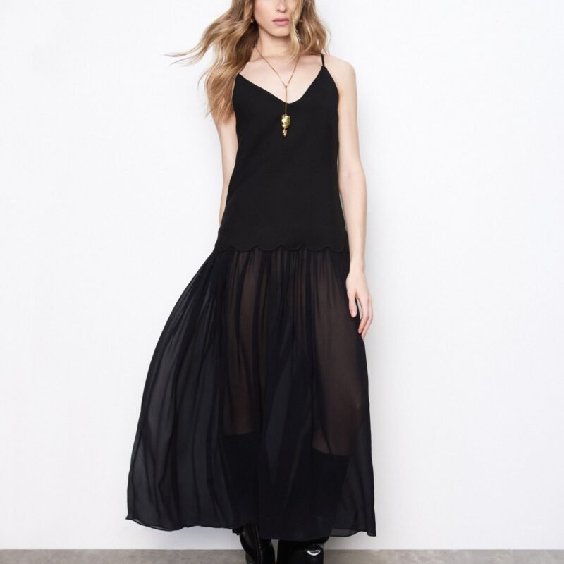 VESTIDO ALÇA SAIA GEORGETTE