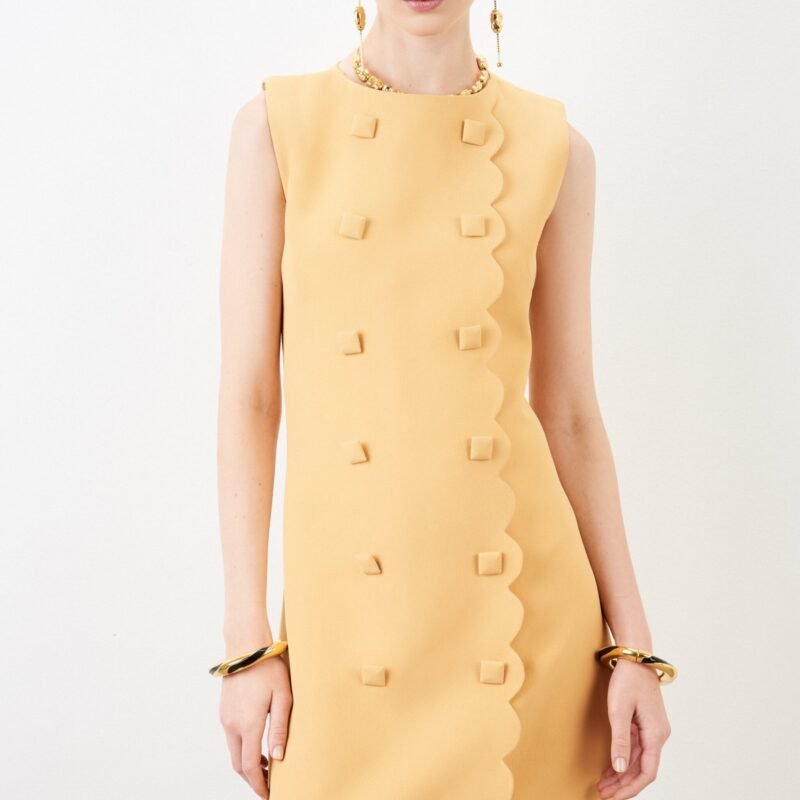 VESTIDO ABOTOADURA DUPLA